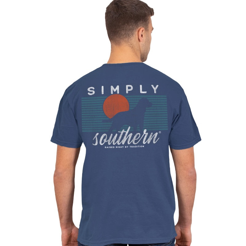 SALE Simply Southern Sunset Dog Unisex Comfort Colors T-Shirt - SimplyCuteTees