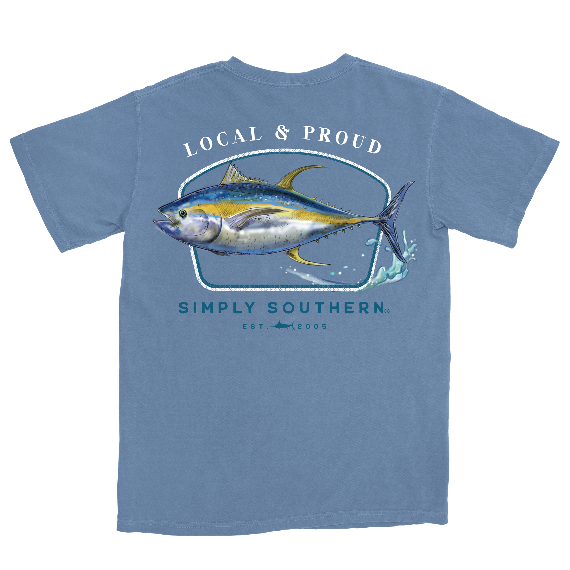SALE Simply Southern Tuna Fish Unisex Comfort Colors T-Shirt - SimplyCuteTees