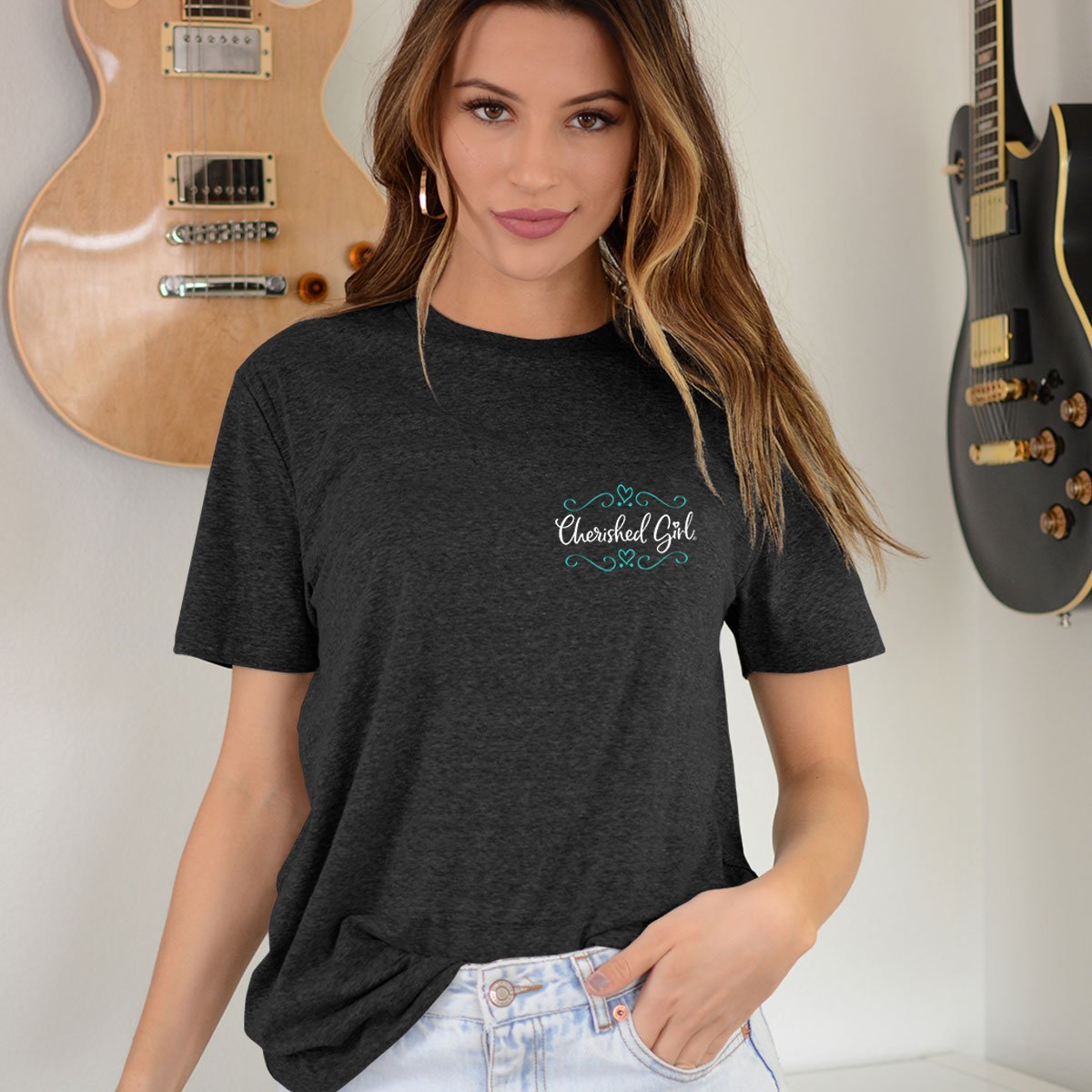 Cherished Girl Spread Cheer Be Awesome Stay Humble Girlie Christian Bright T Shirt - SimplyCuteTees