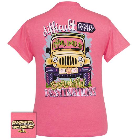 Girlie Girl Originals Preppy Beautiful Destinations T-Shirt - SimplyCuteTees