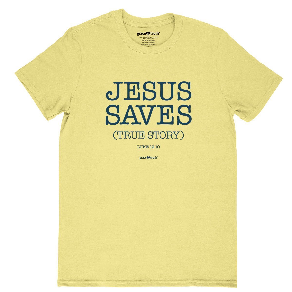 Cherished Girl Grace & Truth Jesus Saves True Story Girlie Christian Bright T Shirt - SimplyCuteTees
