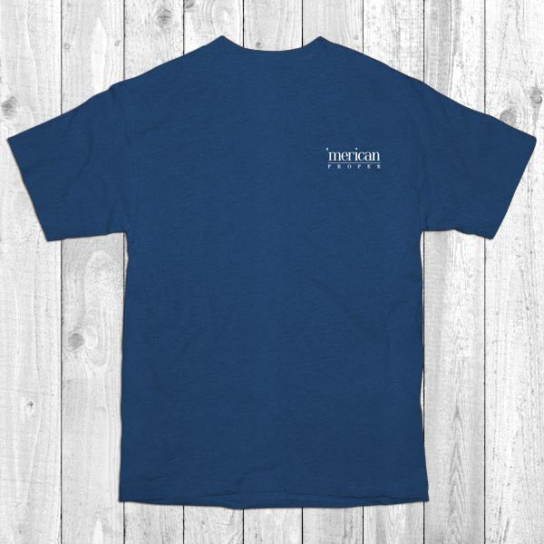 SALE Merican Proper Dog Harbor Bow Boat Turtle Preppy Southern Unisex T-Shirt