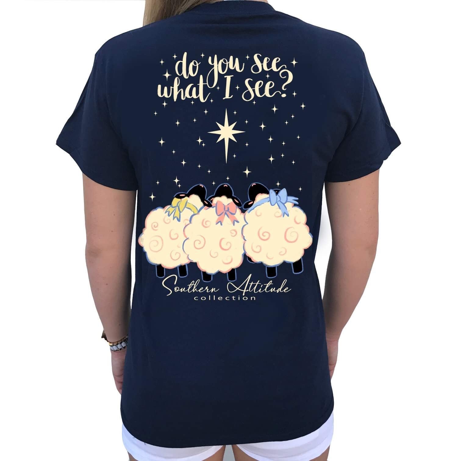 Southern Attitude Preppy Do You See Holiday T-Shirt - SimplyCuteTees