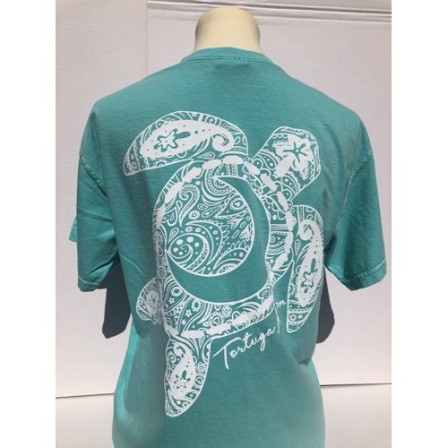 Southern Attitude Tortuga Moon Big Moon Comfort Colors T-Shirt - SimplyCuteTees