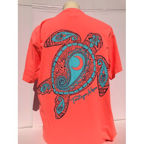 Southern Attitude Tortuga Moon New Moon Comfort Colors T-Shirt - SimplyCuteTees