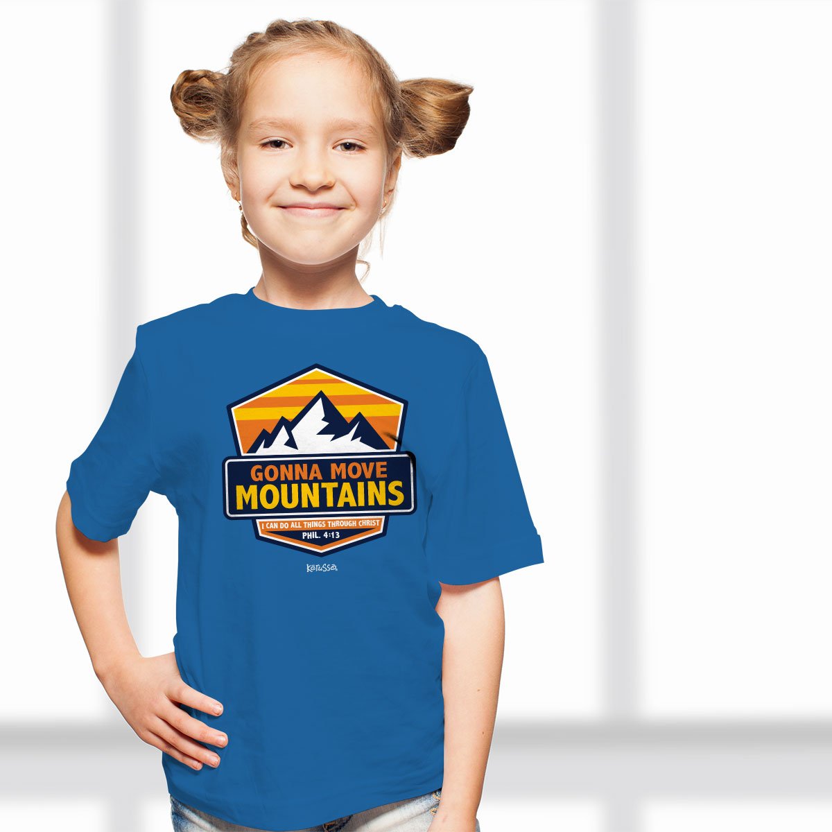 Kerusso Kids Gonna Move Mountains Christian Toddler Youth T-Shirt