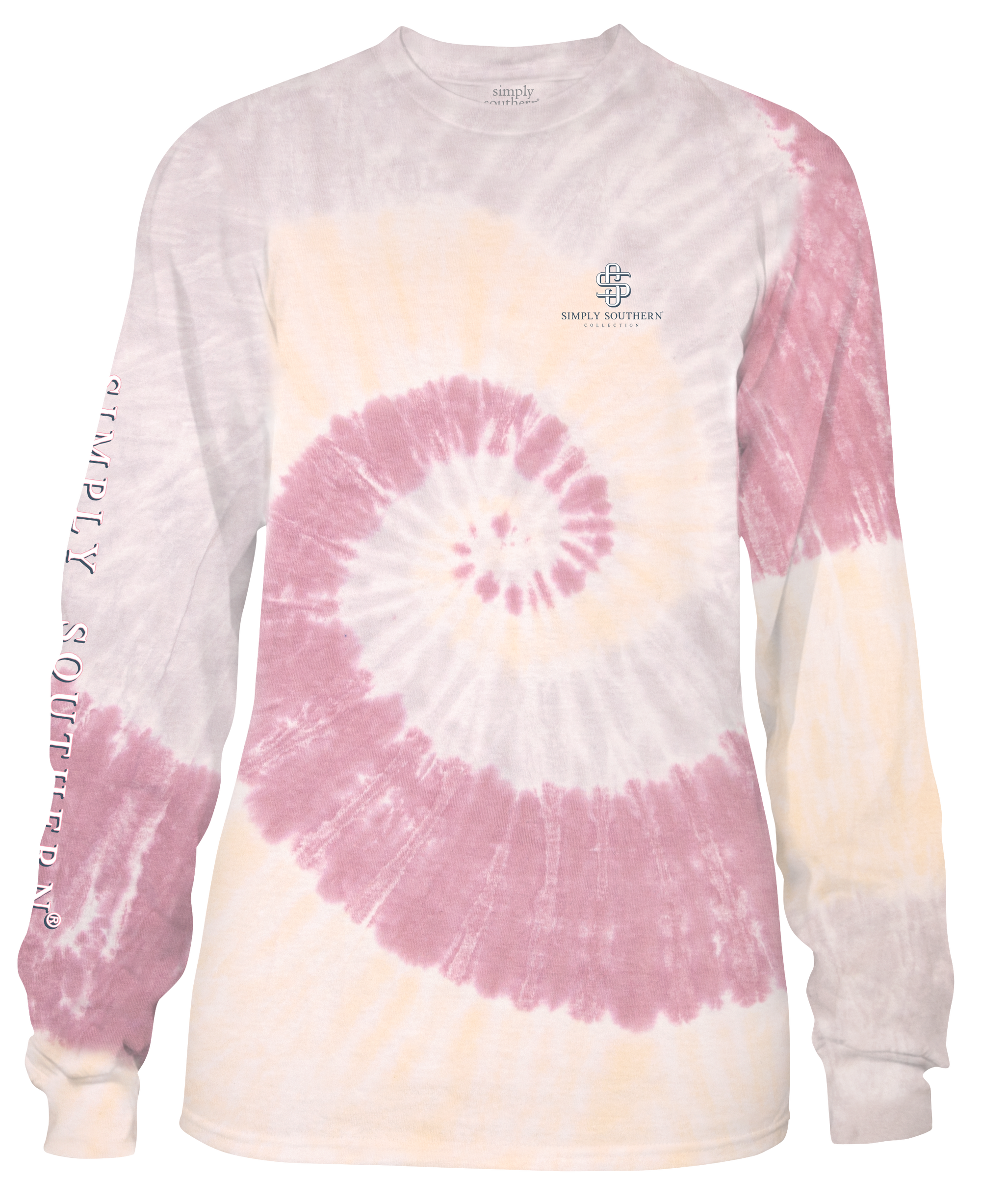 SALE Simply Southern Dog Kisses Cure Anything Tie Dye Long Sleeve T-Shirt - SimplyCuteTees