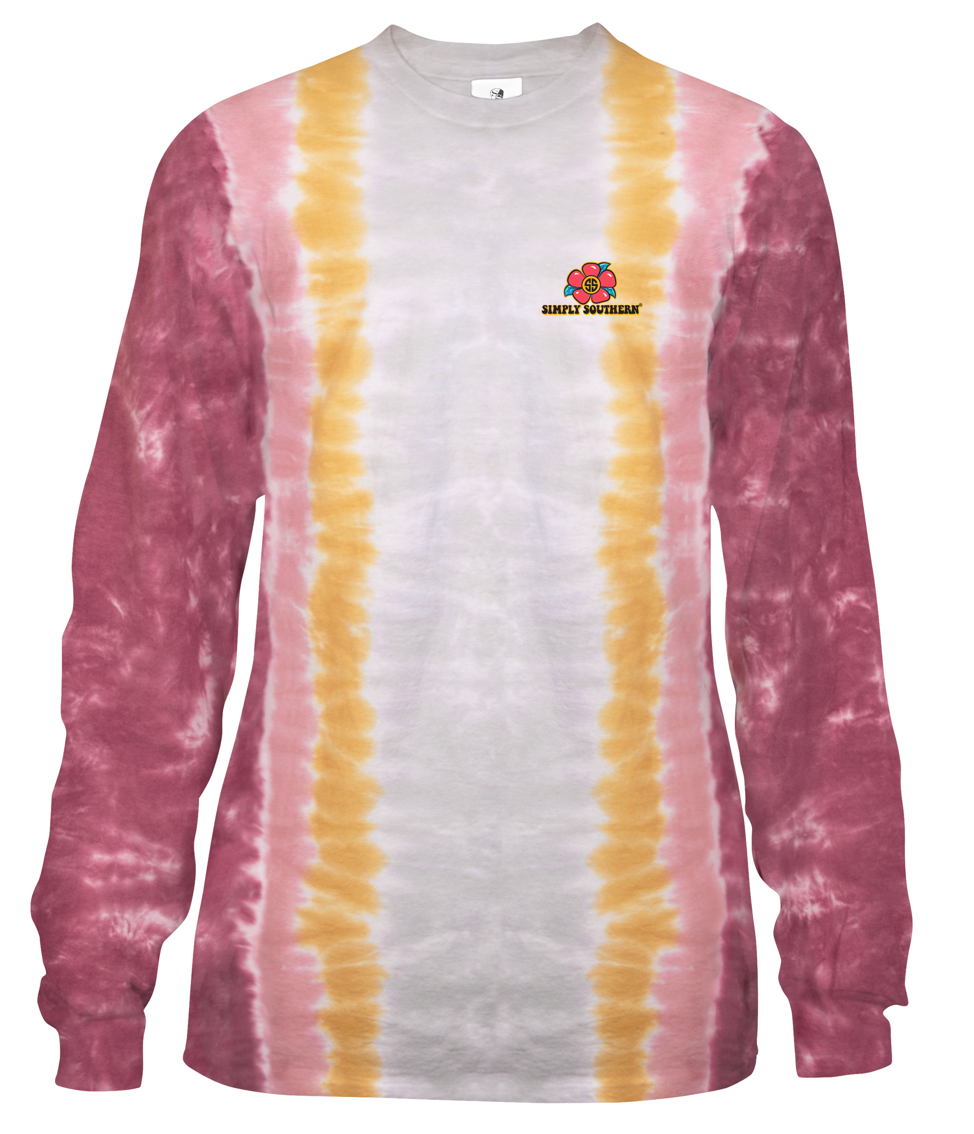 SALE Simply Southern Blessed &amp; Grateful Dog Tie Dye Long Sleeve T-Shirt - SimplyCuteTees