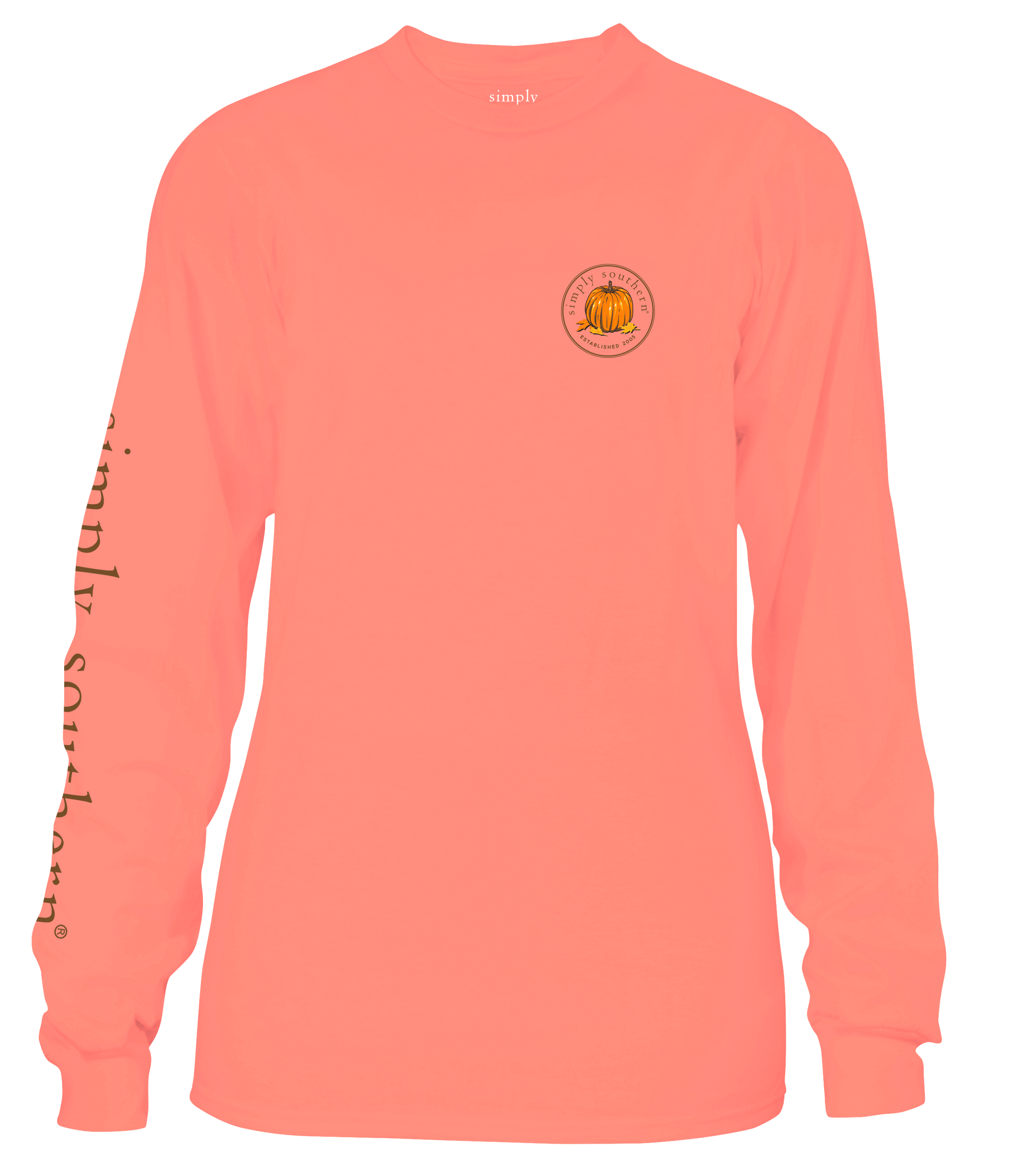SALE Simply Southern Hayride Pumpkin Patch Long Sleeve T-Shirt