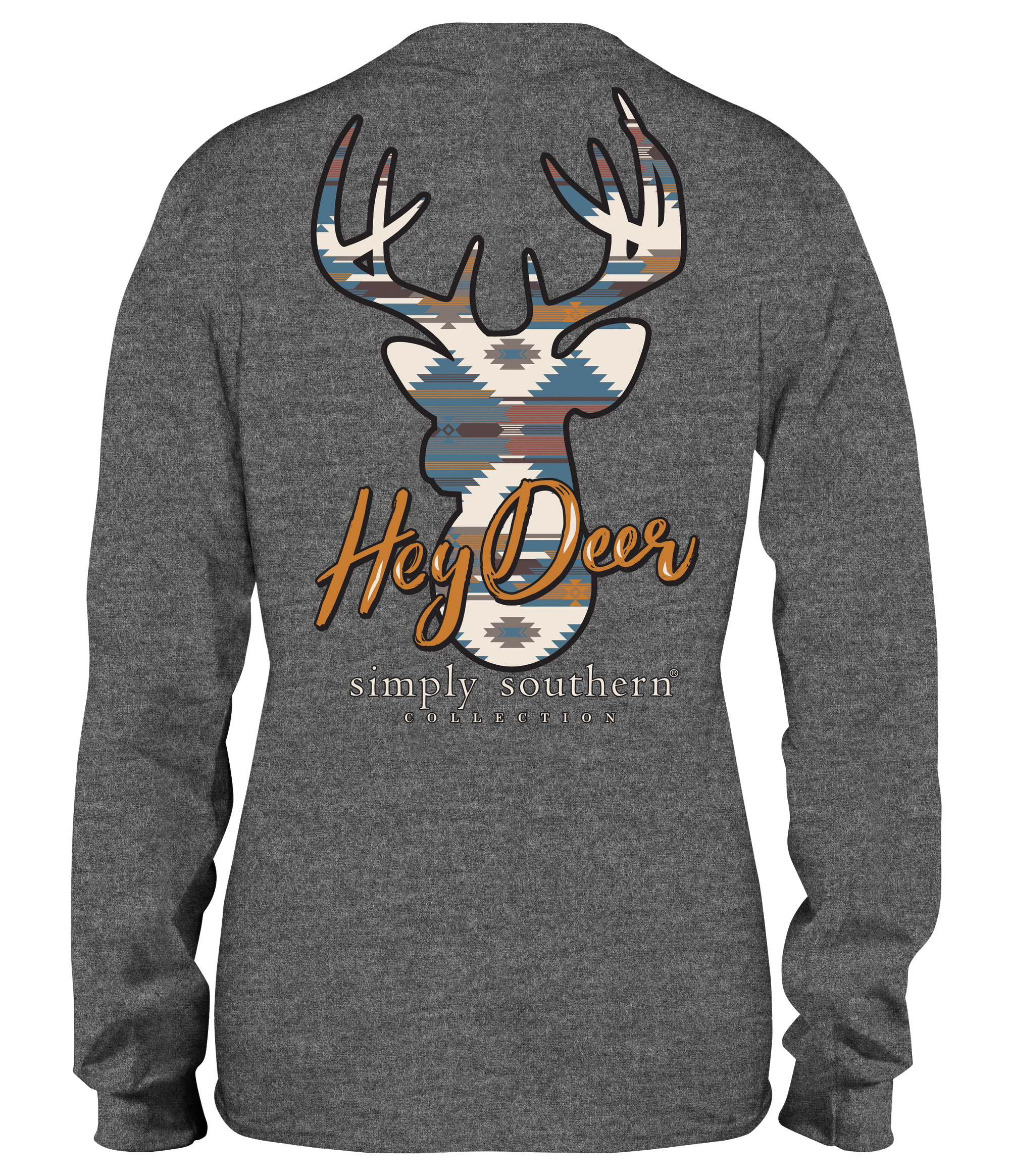 SALE Simply Southern Preppy Hey Deer Long Sleeve T-Shirt - SimplyCuteTees