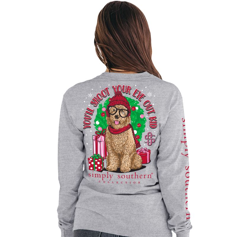 Simply Southern Christmas Kid Holiday Long Sleeve T-Shirt