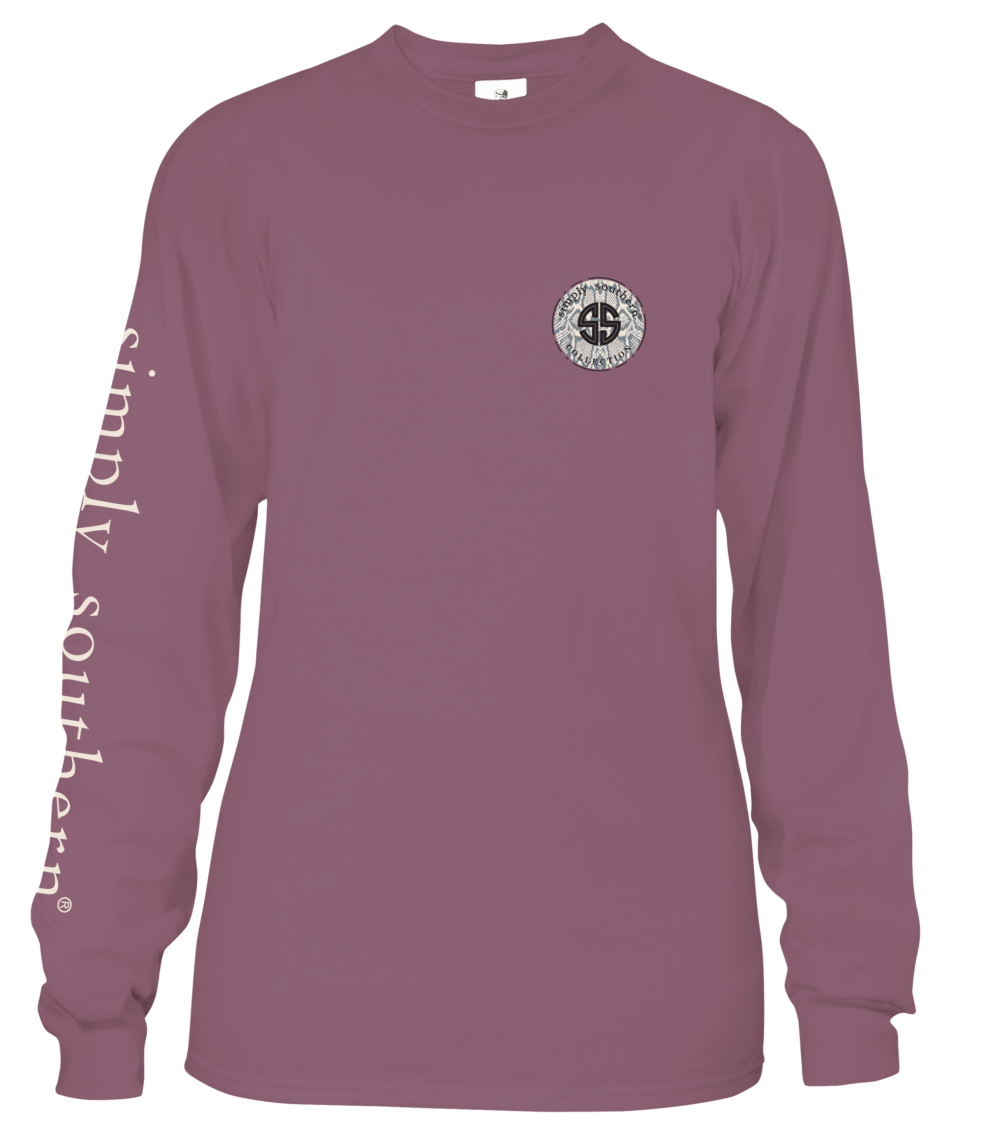 SALE Simply Southern Messy Bun Don't Care Long Sleeve T-Shirt