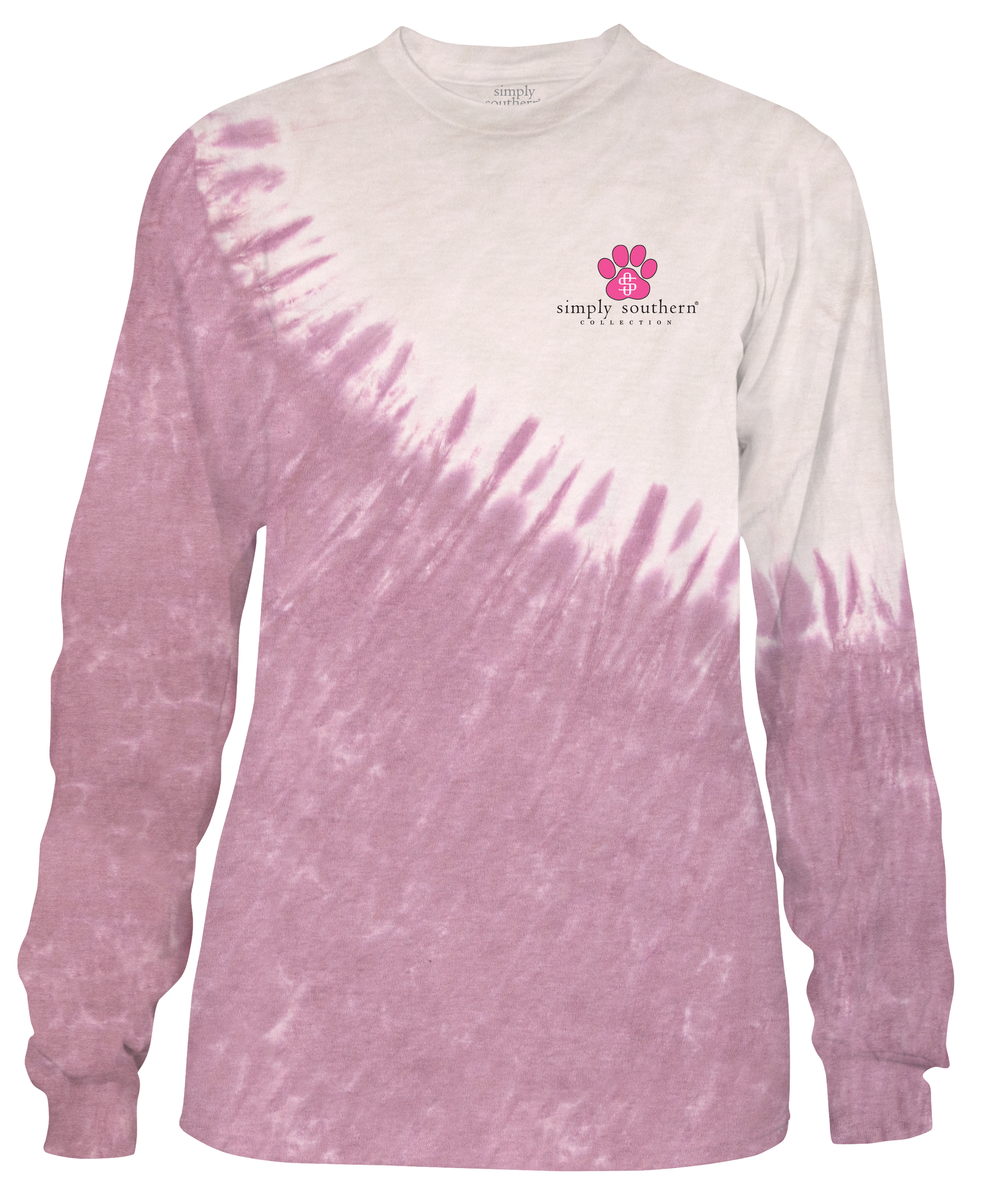 SALE Simply Southern Coffee &amp; My Dog Tie Dye Long Sleeve T-Shirt