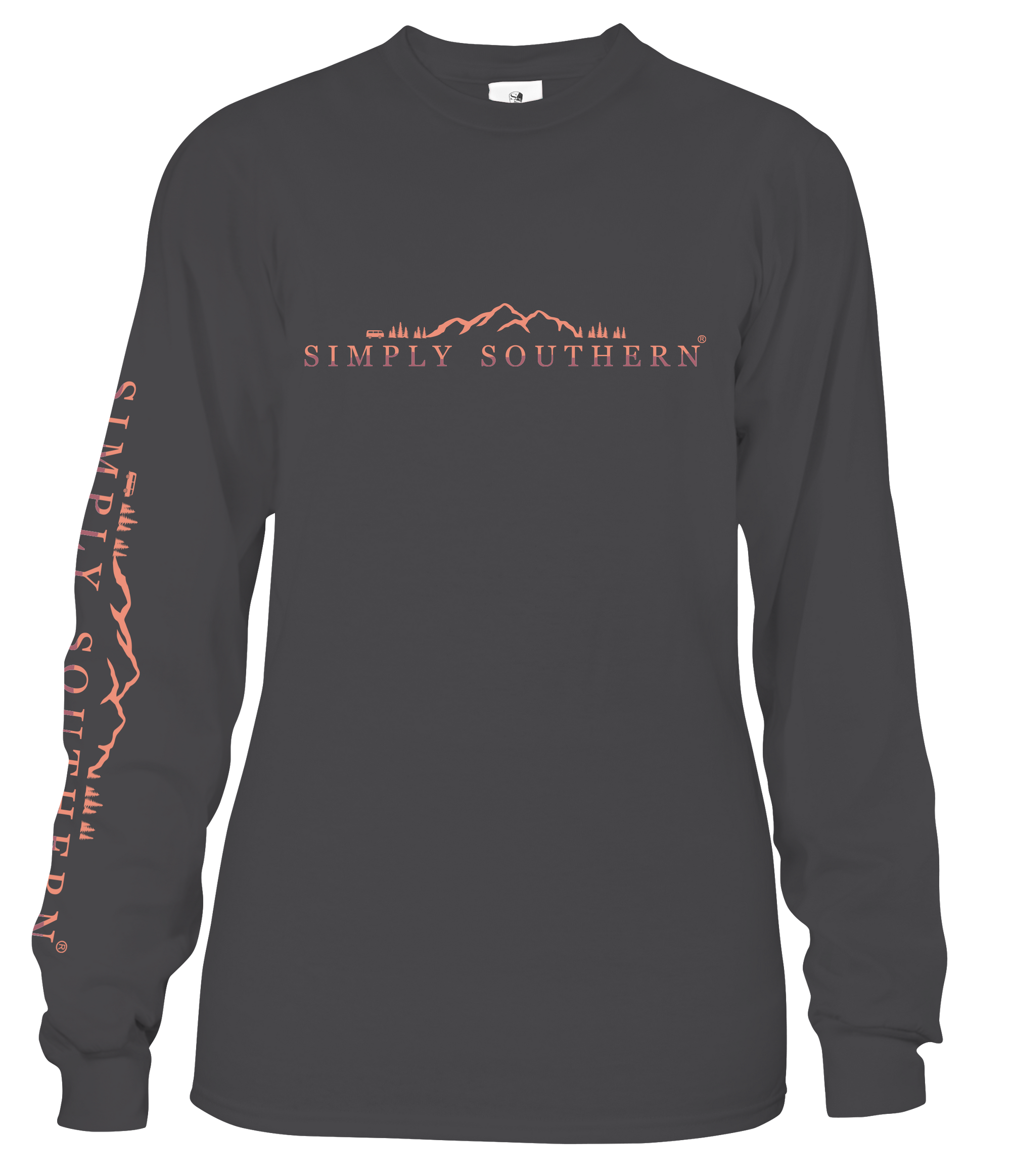 SALE Simply Southern Preppy Nature Fixes All Mountains Long Sleeve T-Shirt