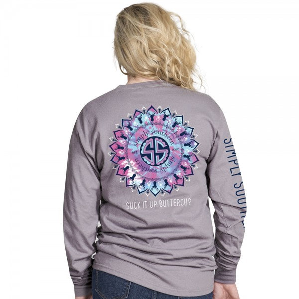 SALE Youth Simply Southern Preppy Suck It Up Buttercup Long Sleeve T-Shirt