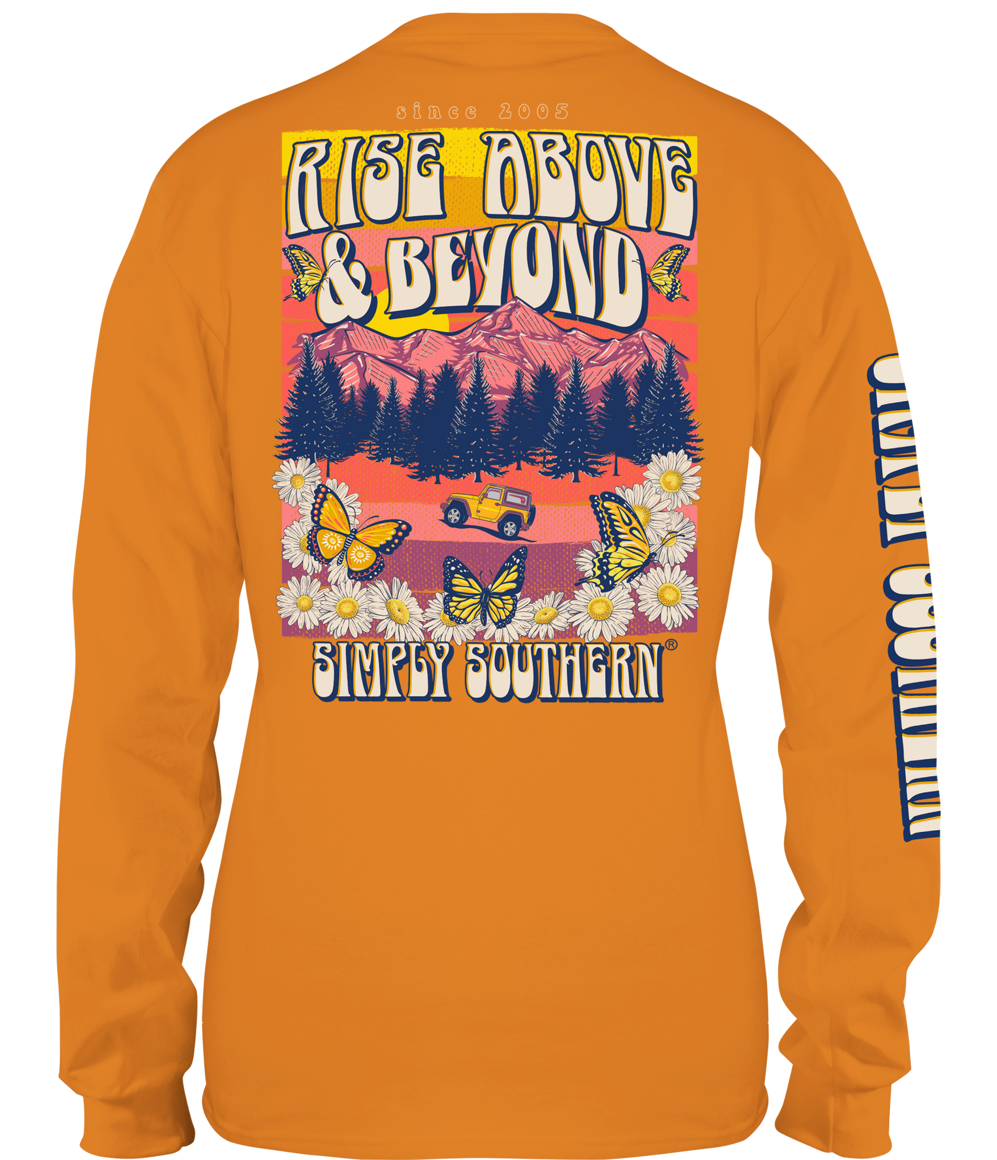 SALE Simply Southern Preppy Rise Above Mountains Long Sleeve T-Shirt