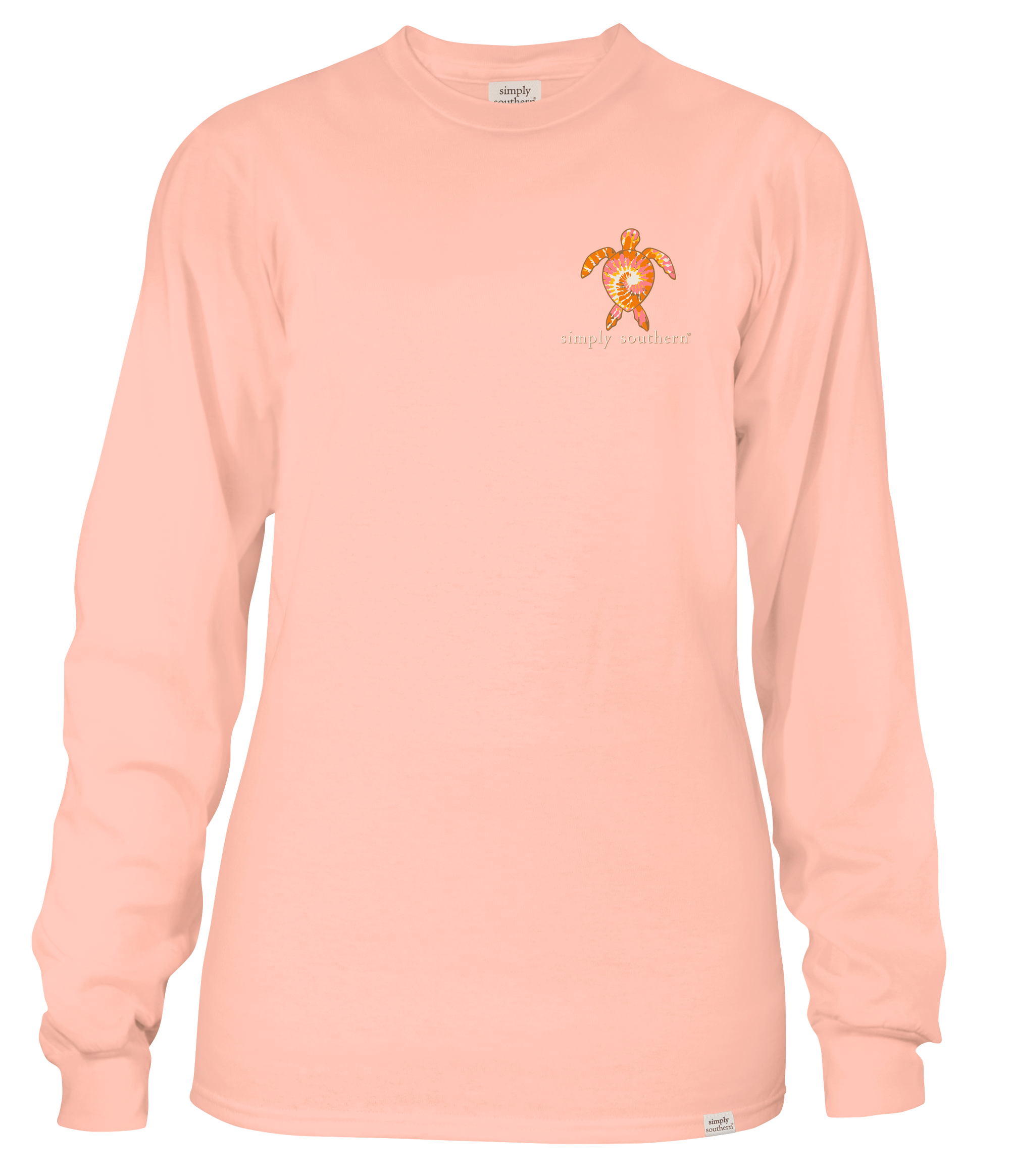 SALE Simply Southern Tie Dye Turtle Logo Long Sleeve T-Shirt