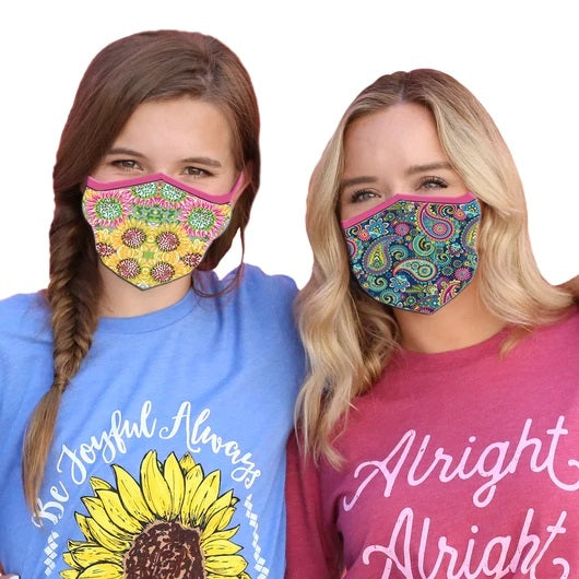 Girlie Girl Preppy Mint Protective Mask