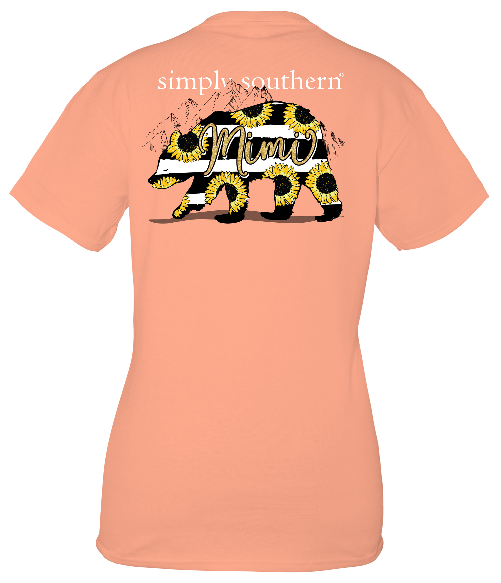 SALE Simply Southern Preppy Mimi Bear Sunflower T-Shirt
