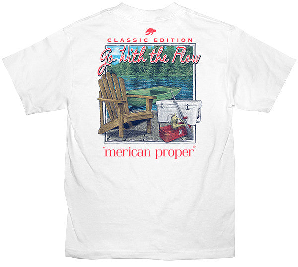 Merican Proper Southern Go With The Flow Pigment Dyed T-Shirt