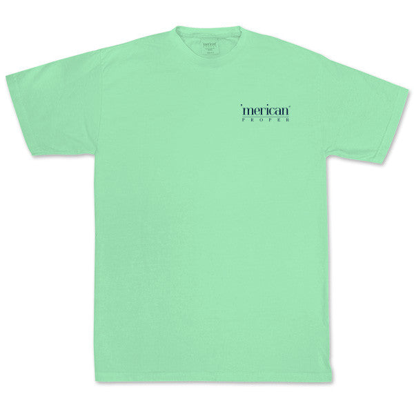 Merican Proper Southern Roots Truck Pigment Dyed Unisex T-Shirt