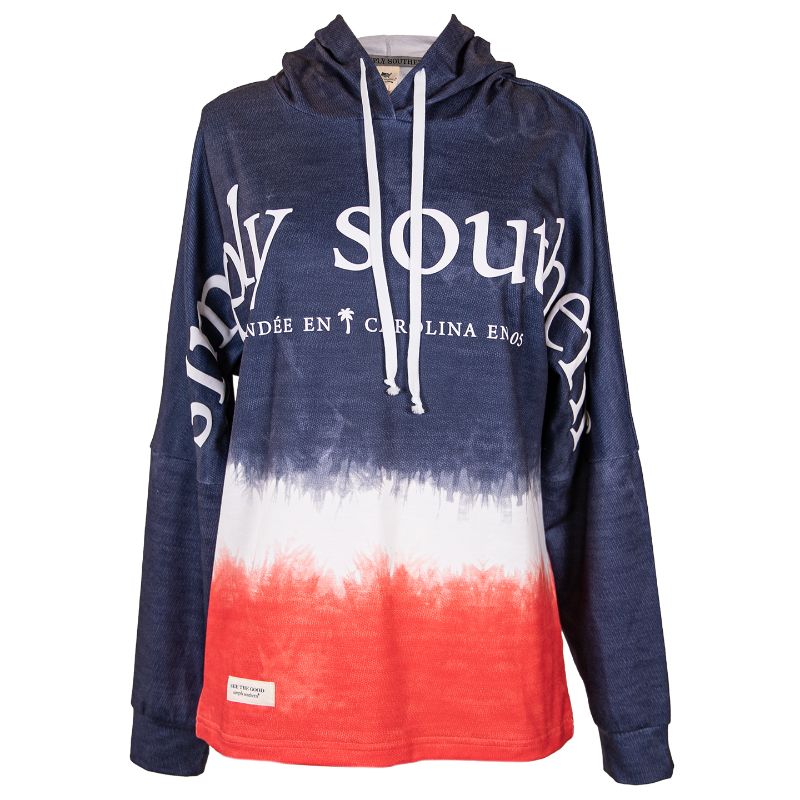 Simply Southern USA Pullover Soft Coastal Beach Hoodie