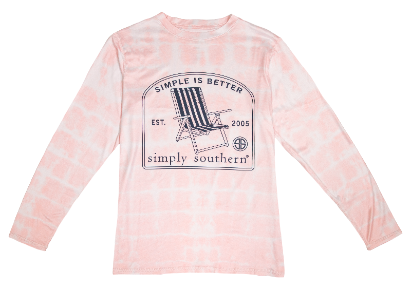 Simply Southern Simple Is Better Beach Rash Guard Swim UV Protection Long Sleeve T-Shirt