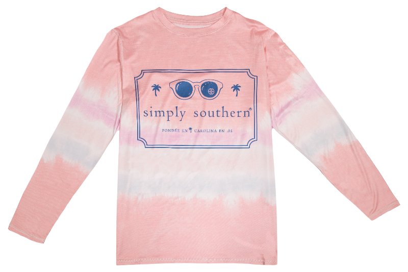SALE Simply Southern Sunglasses Beach Rash Guard Swim UV Protection Long Sleeve T-Shirt