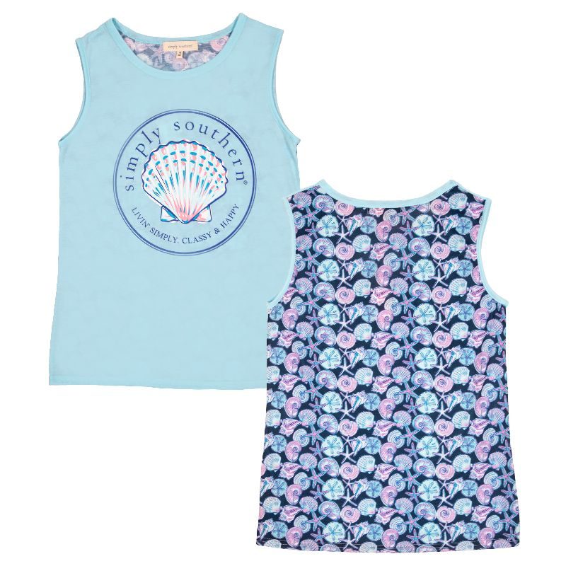 Simply Southern Shells Beach Tank Top