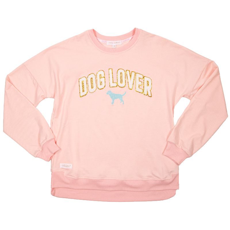 Simply Southern Dog Sparkle Crew Long Sleeve T-Shirt