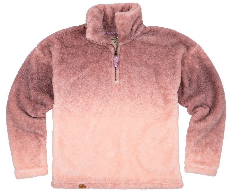 SALE Simply Southern Ombre Pullover Soft Sherpa Jacket