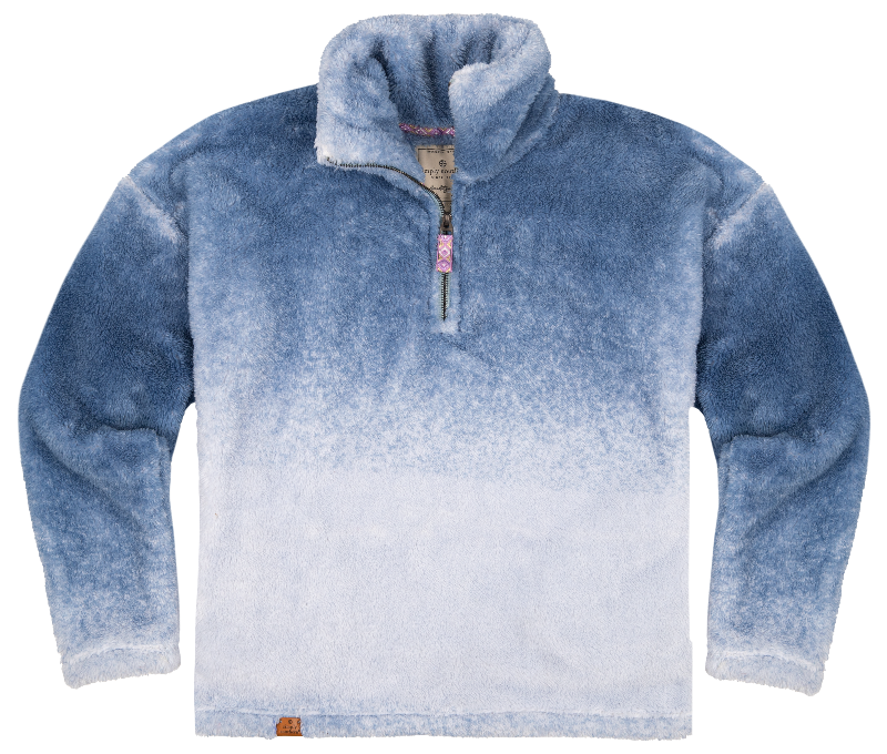 SALE Simply Southern Ombre Pullover Soft Sherpa Jacket