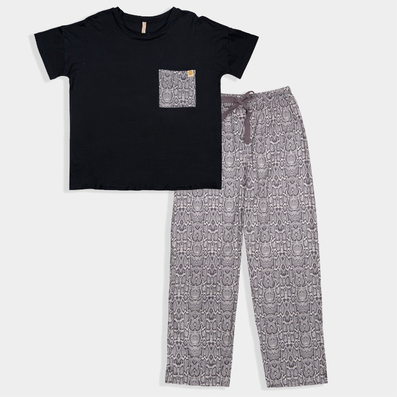 Simply Southern Snake PJ Pants & T-Shirt Set - SimplyCuteTees