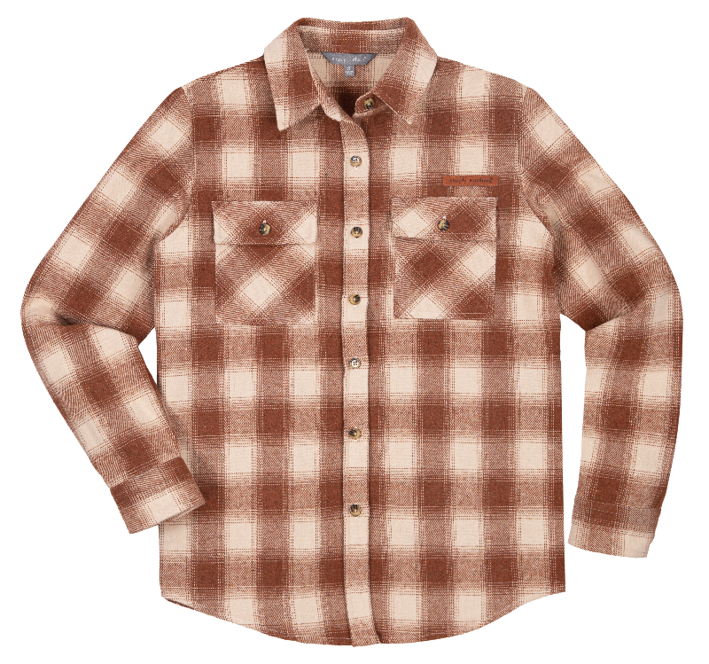 Simply Southern Preppy Plaid Light Jacket Shacket