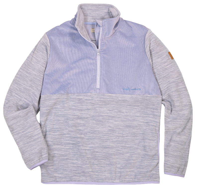 SALE Simply Southern Mist Long Sleeve Cordy Pullover Jacket
