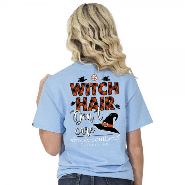 SALE Simply Southern Preppy Witch Hair Don't Care Fall T-Shirt