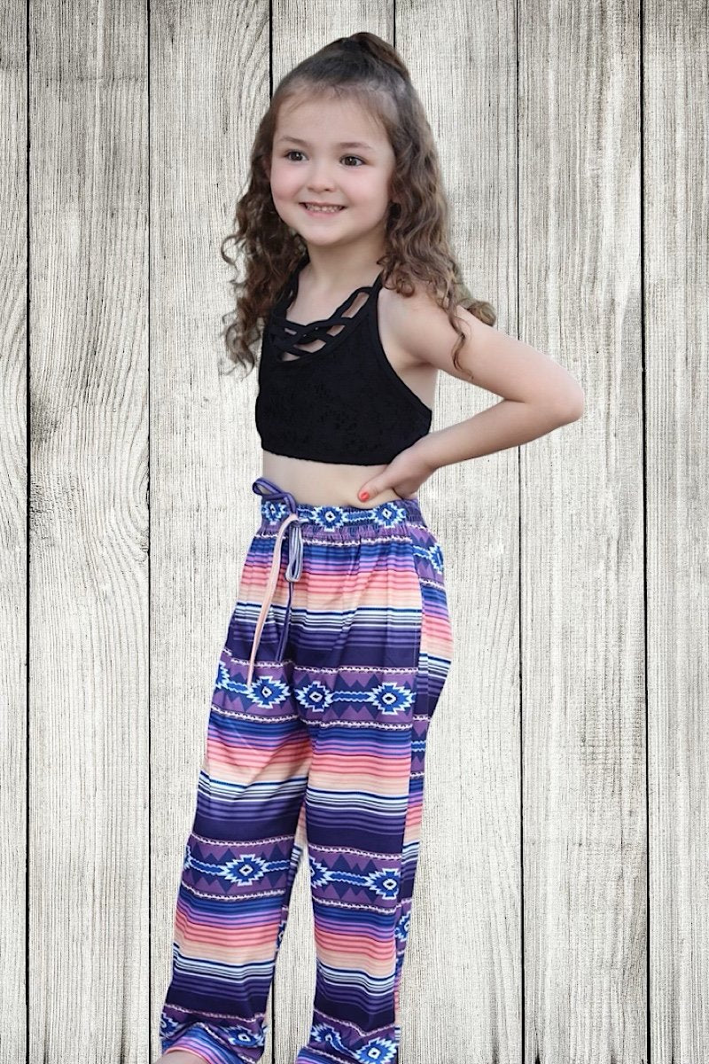 Mommy &amp; Me Baby Youth Aztec Printed Pajama Pants - SimplyCuteTees