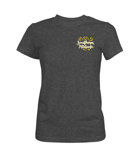 Southern Attitude Blessing Hearts Takin' Names T-Shirt - SimplyCuteTees