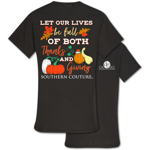 Sale Southern Couture Preppy Thanks & Giving Fall T-Shirt