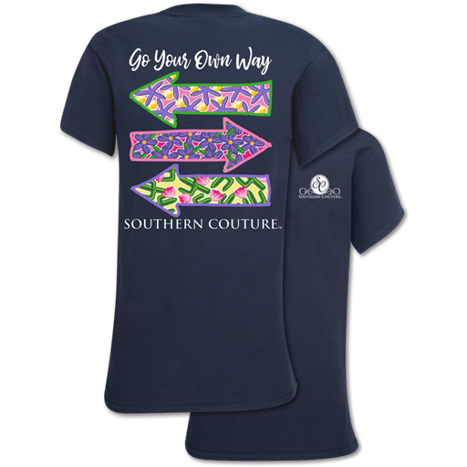 Southern Couture Classic Go Your Own Way T-Shirt - SimplyCuteTees