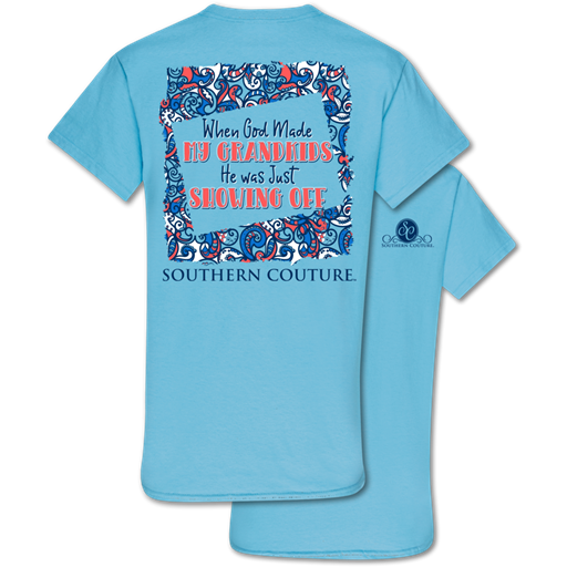 Southern Couture Classic God Made Grandkids T-Shirt - SimplyCuteTees