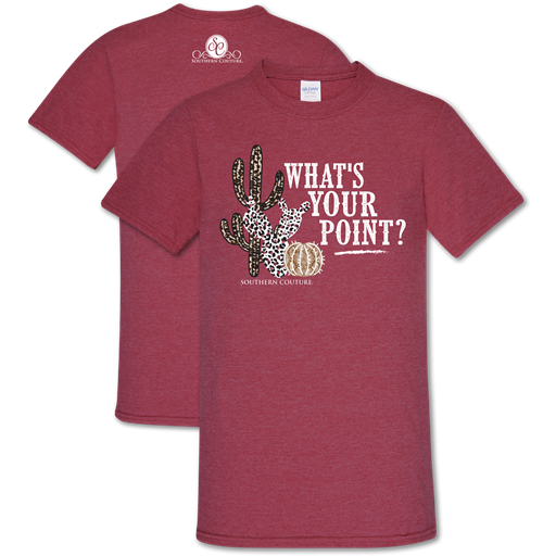Southern Couture Soft Collection What's Your Point Cactus T-Shirt - SimplyCuteTees