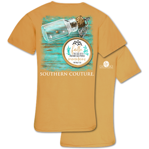 Southern Couture Size of A Mustard Seed Faith Comfort Colors T-Shirt - SimplyCuteTees