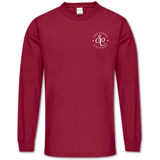SALE Southern Couture Classic Happy Fall Y'All Long Sleeve T-Shirt