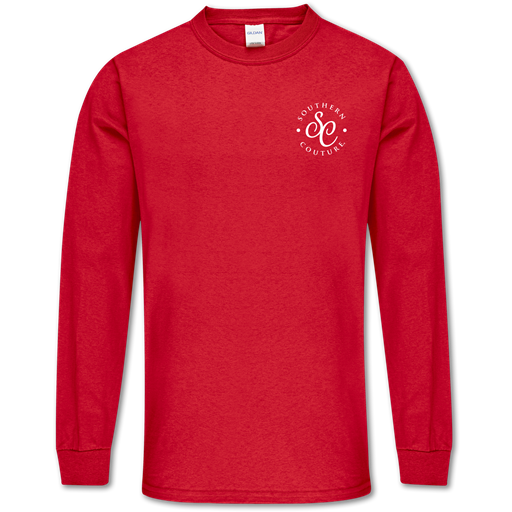 SALE Southern Couture Classic Feliz Navidad Holiday Long Sleeve T-Shirt