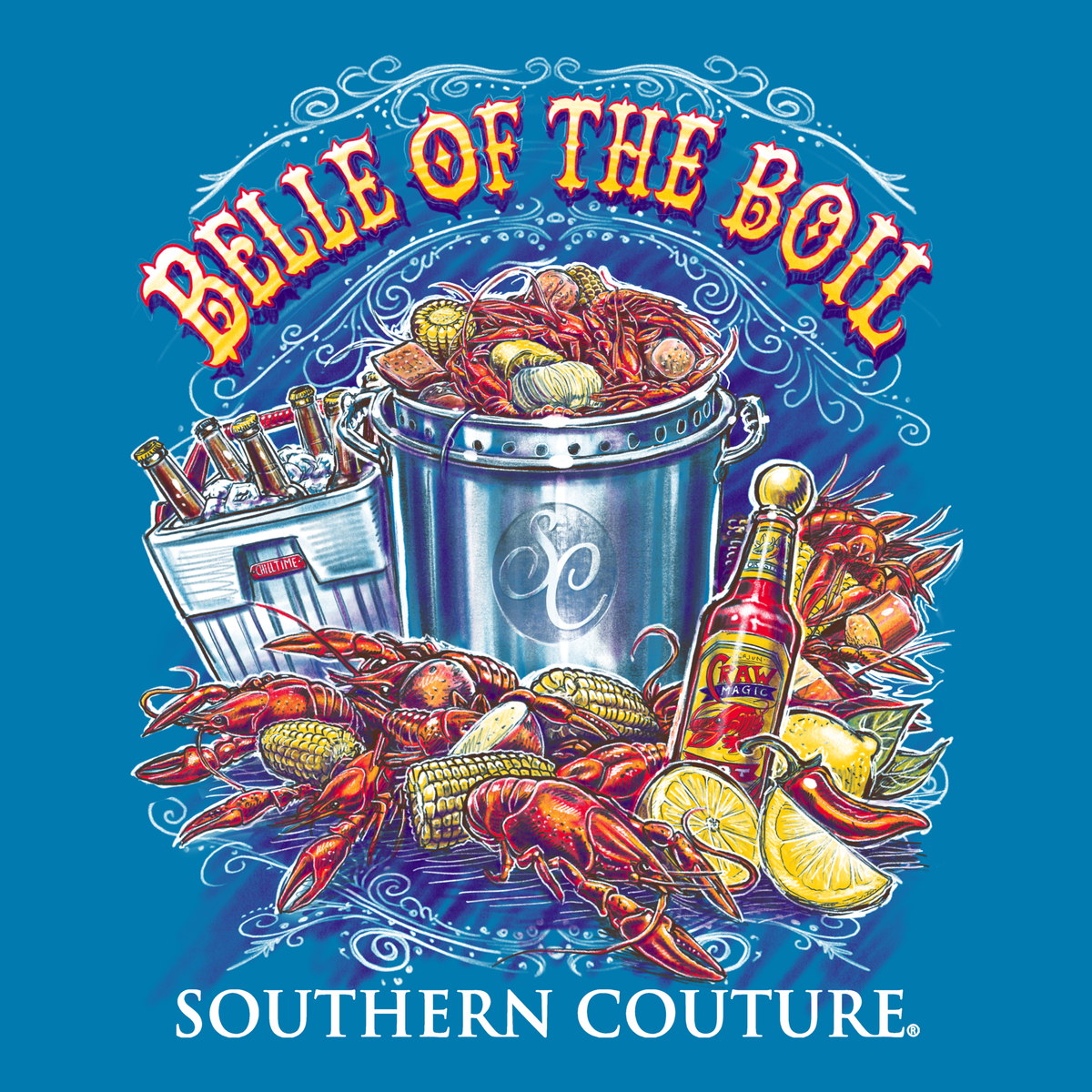 Southern Couture Classic Belle of the Boil Crawfish T-Shirt