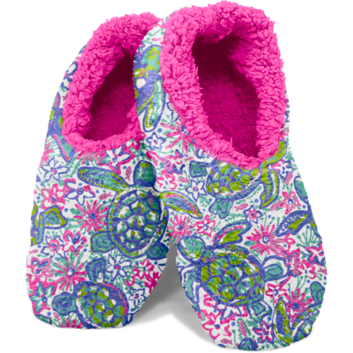 Southern Couture Super Soft Fuzzy Slippers With Grips - SimplyCuteTees