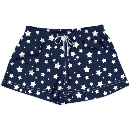 Southern Couture Night Stars Lounge Shorts - SimplyCuteTees