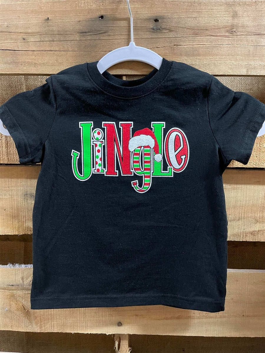 Southern Chics Christmas Holiday Jingle Santa Hat Toddler Youth Bright T Shirt - SimplyCuteTees