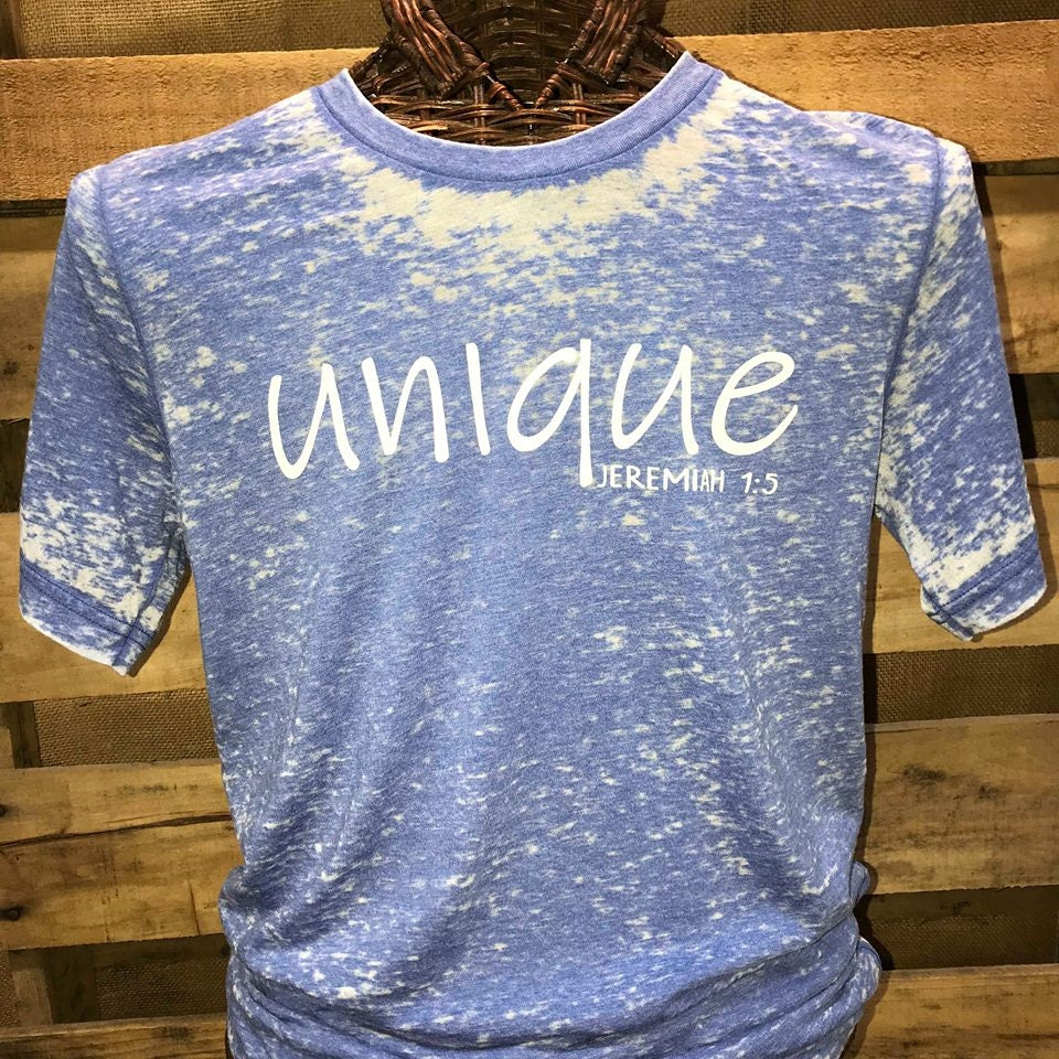 Southern Chics Apparel Unique Jeremiah 1:5 Acid Wash Canvas Girlie Bright T Shirt - SimplyCuteTees
